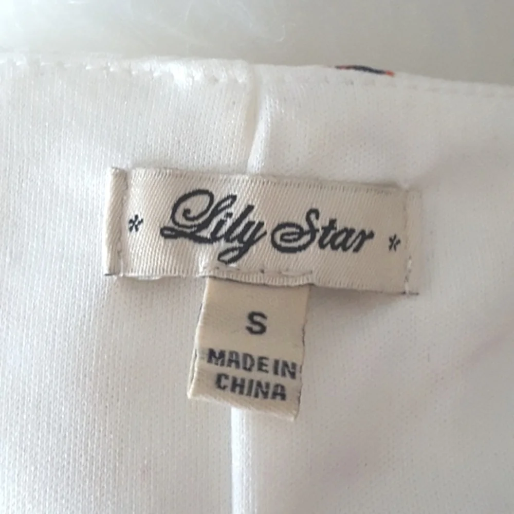 Lily Star Cream‎ Off the Shoulder Floral Dress